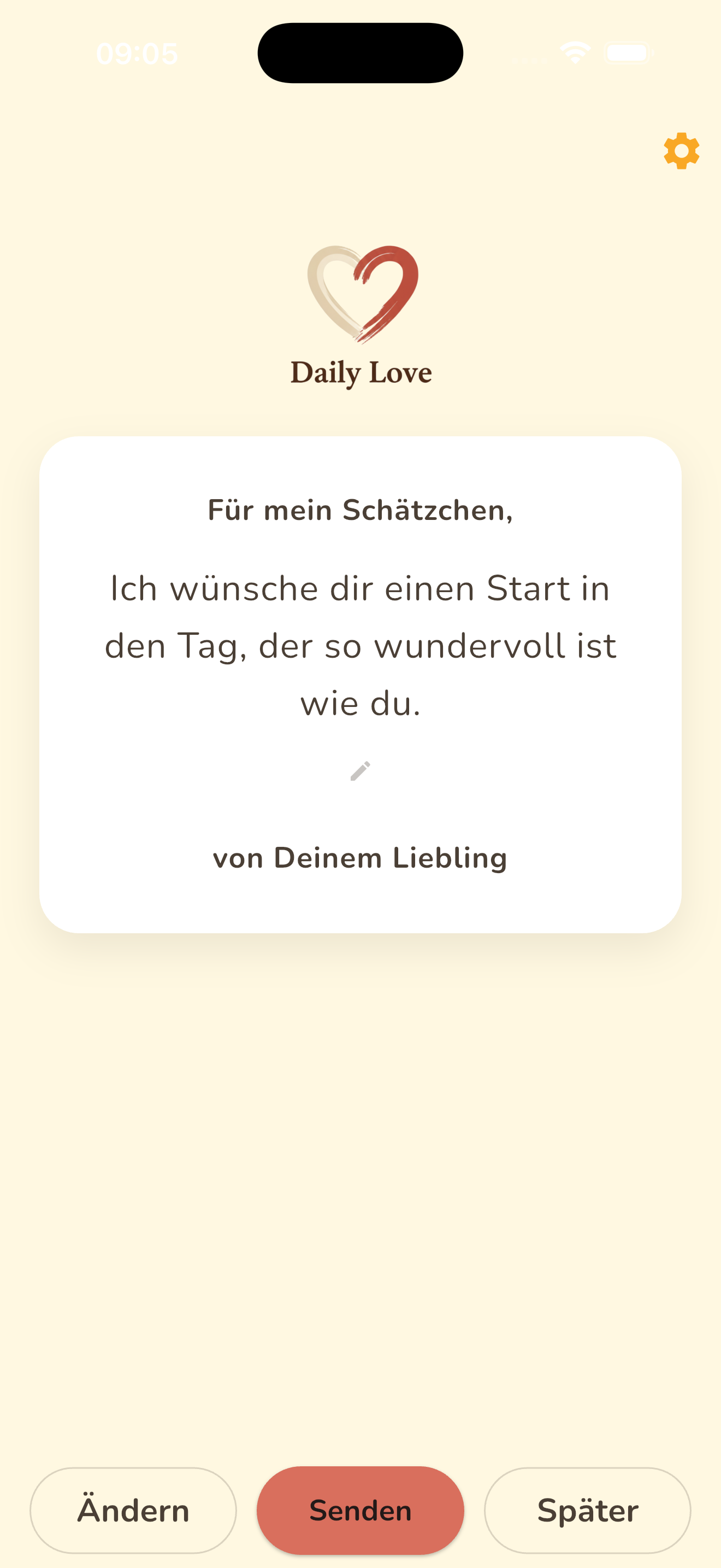 Daily Love App Vorschau 2